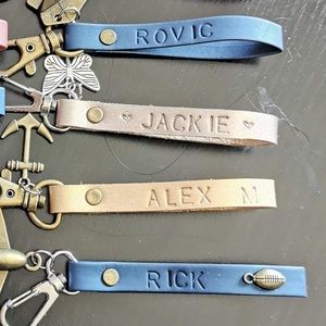 4 keychain with charm